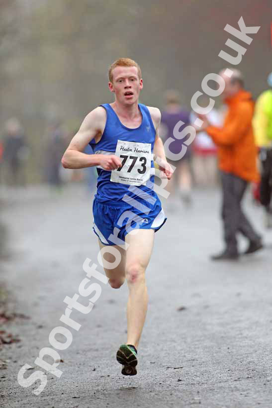 Junior mens winner Jonnie Nisbet, Heaton Harriers Memorial Road Race.